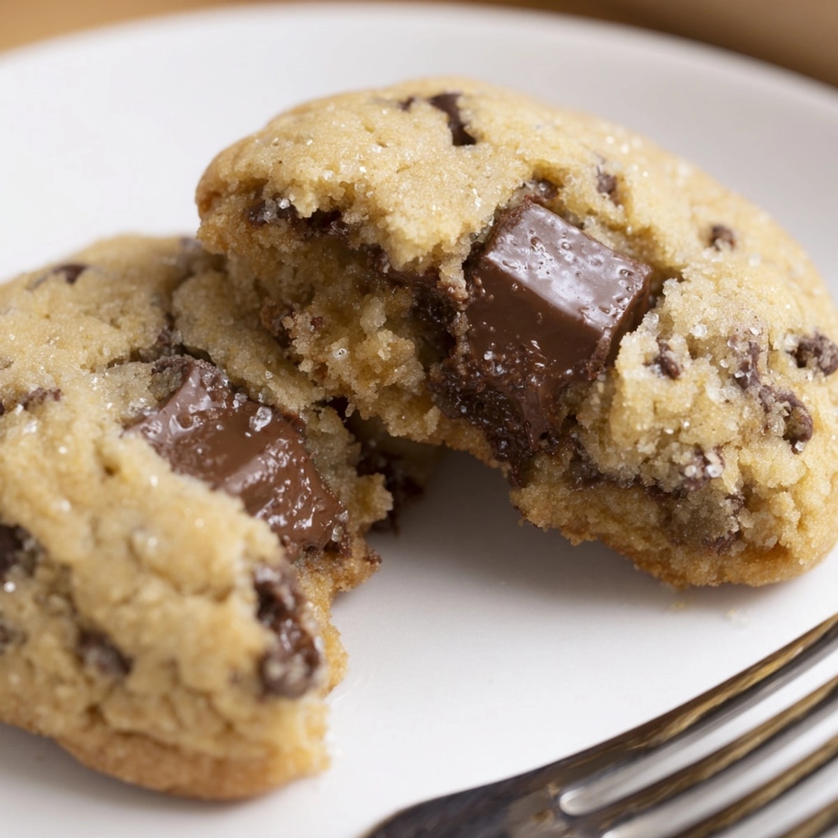 Homemade Milk Chocolate Stuffed Cookies: Picture a gooey, chocolaty baked treat, ready to serve.
