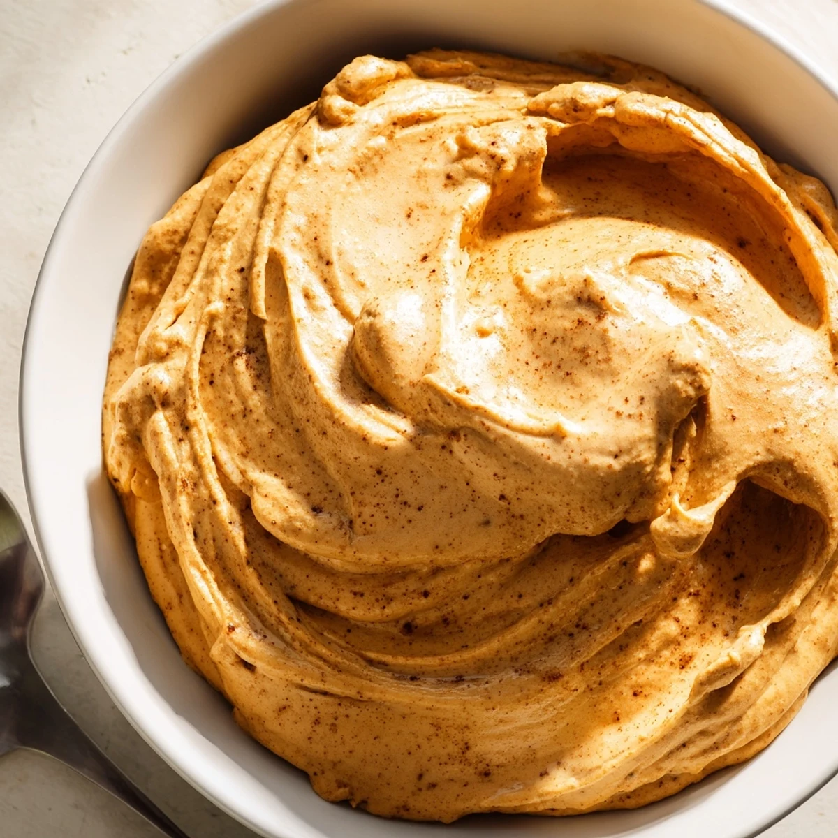 Fluffy and rich Spiced Pumpkin Coffee Whip Dip perfect for holiday parties.