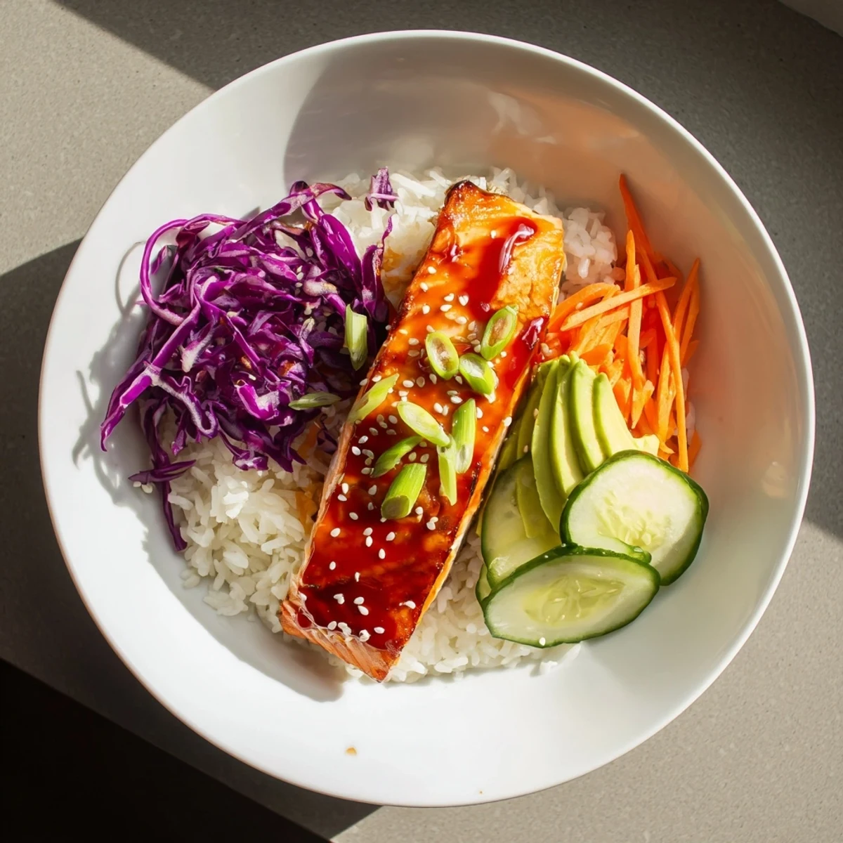 Sweet Chili Salmon Bowl