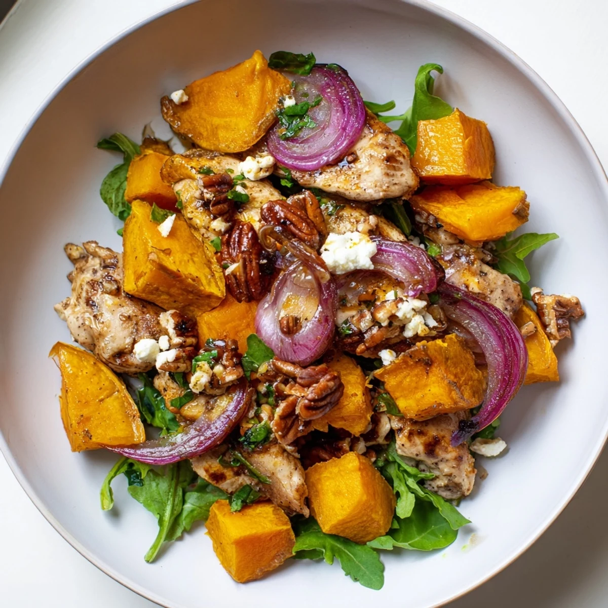 Roasted Chicken Winter Squash