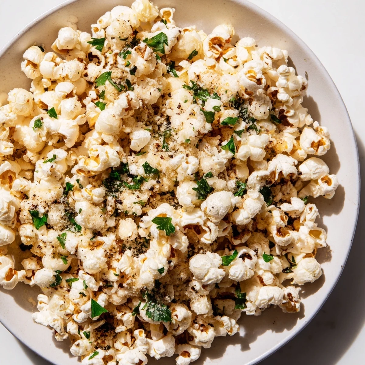 Golden, buttery savoury popcorn mixes, seasoned perfectly for a flavorful, shareable snack at parties.