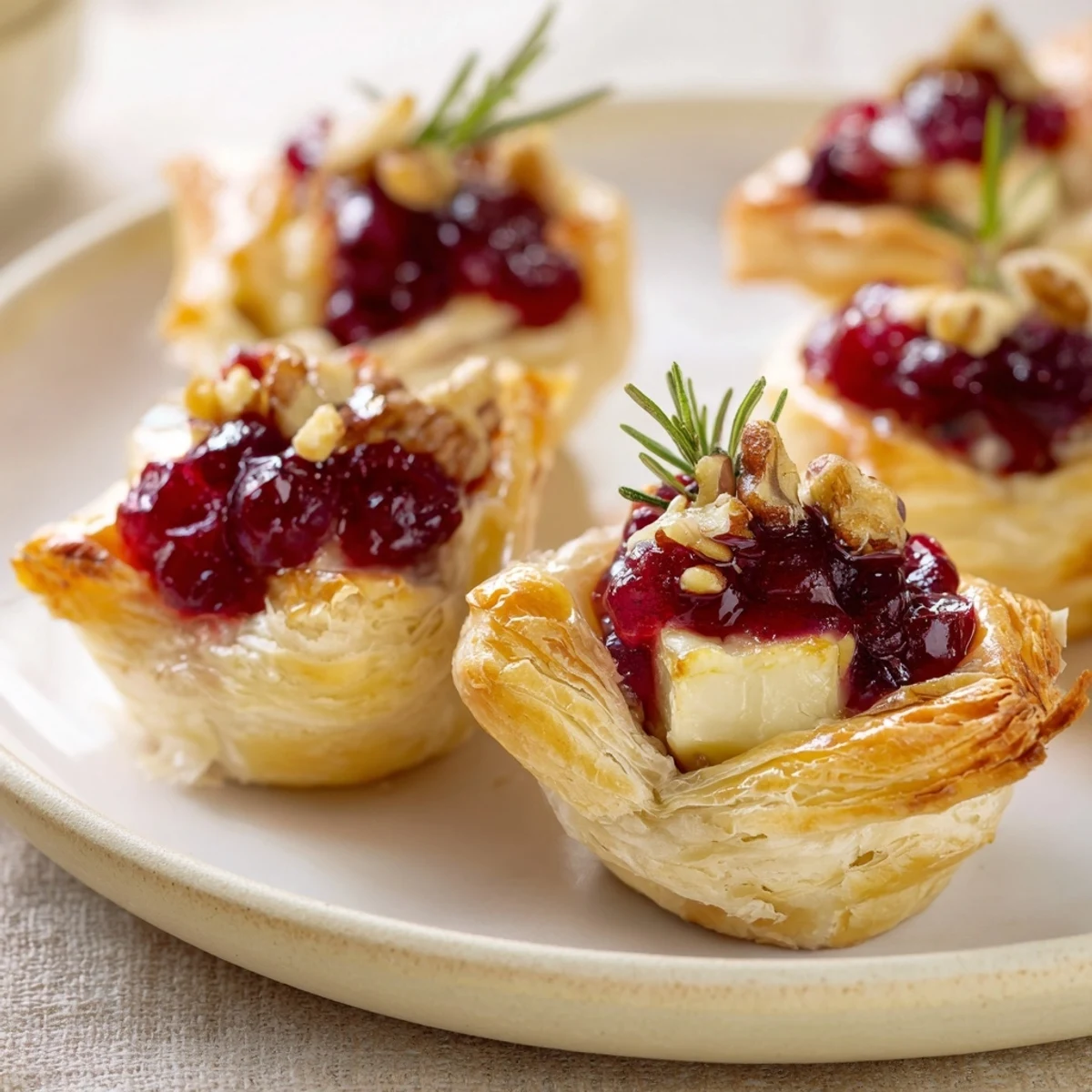 Enjoy the festive flavor of these delightful Quick Cranberry Brie Bites, perfect for sharing at any party.