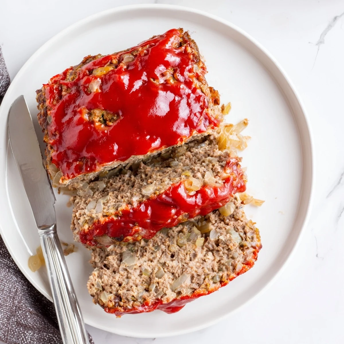 Delicious, golden-brown Effortless Stove Top Stuffing Meatloaf, perfect for a cozy weeknight dinner.