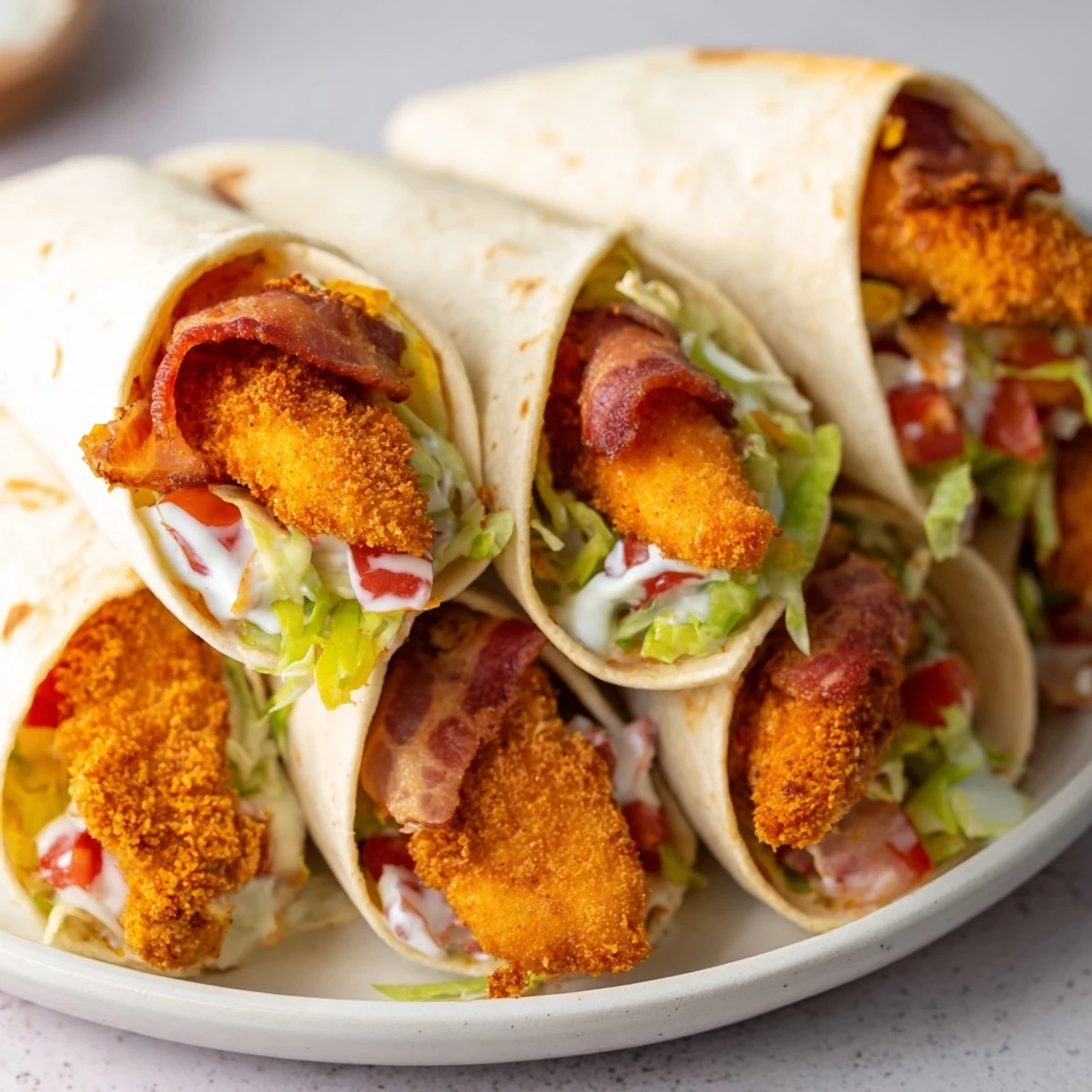 Crispy Chicken Bacon Wrap