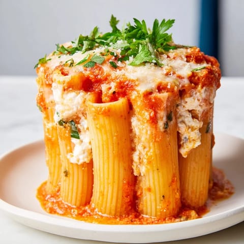 Honeycomb Pasta Cake Bake