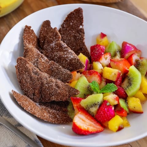 Dessert Chips Fruit Salsa