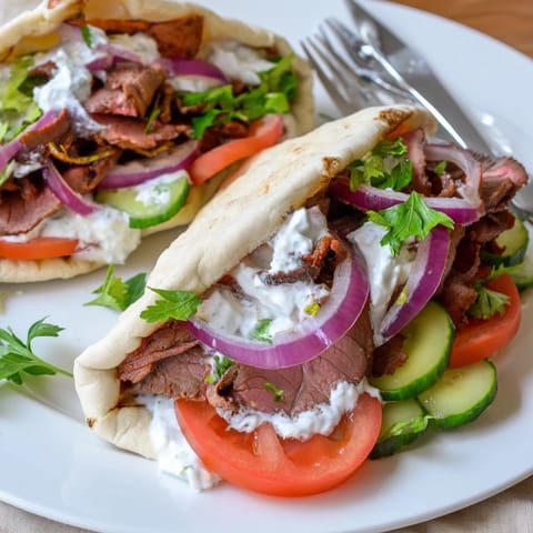 Beef Shawarma Wraps Yogurt Sauce