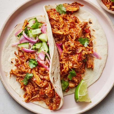 Sticky Chicken Tikka Tacos