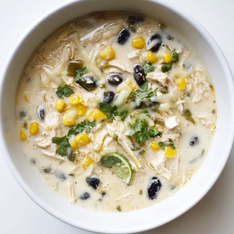 Chicken Poblano Creamy Soup