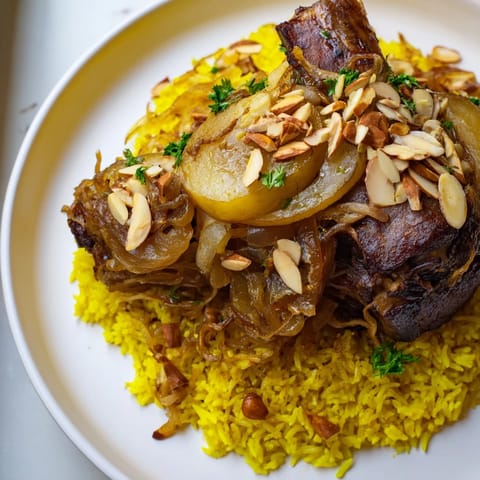 Palestinian Maqluba Layers