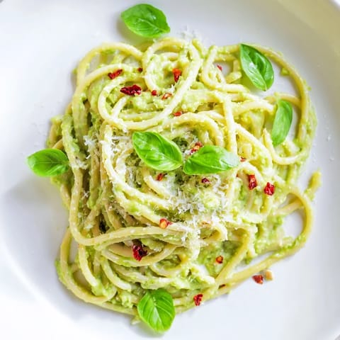 Smashed Avocado Pasta