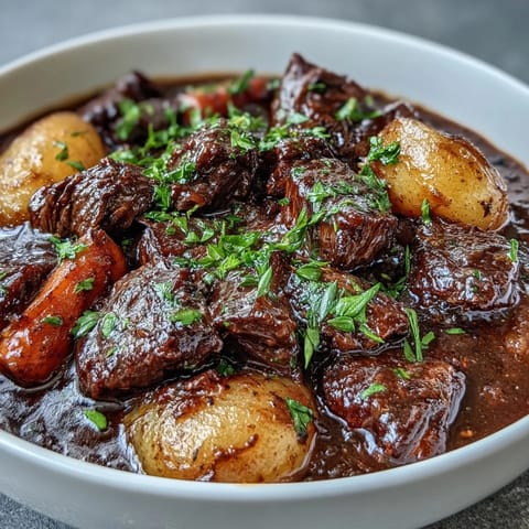 Cozy Beef Stew with Root