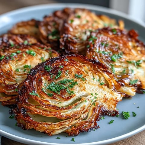 Crispy Smashed Cabbage Steaks golden brown, tender inside, and perfectly charred edges.