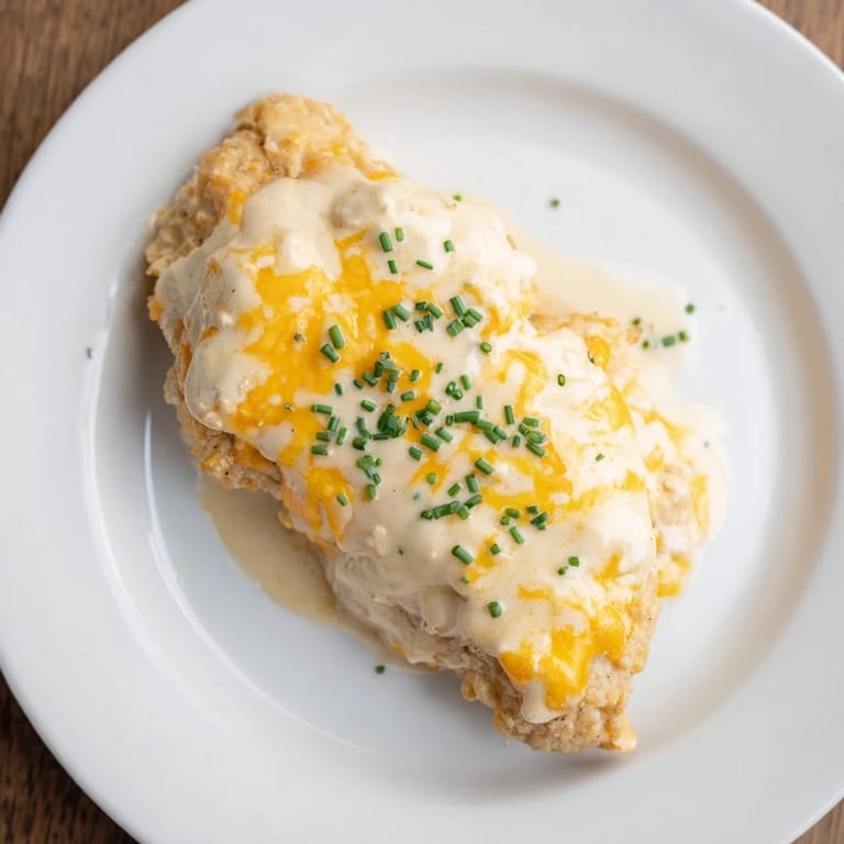 Melted cheddar coats juicy chicken in this creamy, savory Cheddar Ranch Chicken Bake casserole.