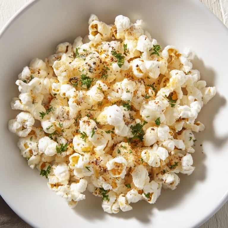 Crispy savoury popcorn mixes, tossed with vibrant herbs and spices, offer a fantastic snack board addition.
