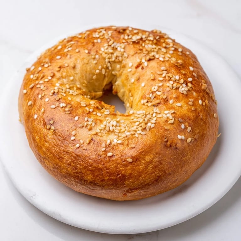 Picture a stack of warm, freshly baked homemade budget bagels ready to enjoy with savory toppings.