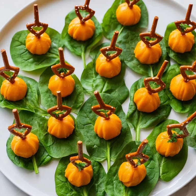 The visually appealing grid format of a Pumpkin Patch Grid, perfect for Halloween gatherings, ready to enjoy.