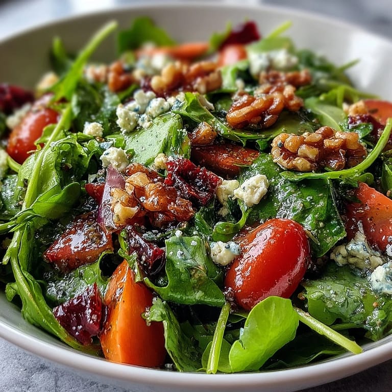 Crisp spring greens tossed with cucumber, radish, and carrot, then finished with a sweet and zesty honey mustard dressing.  