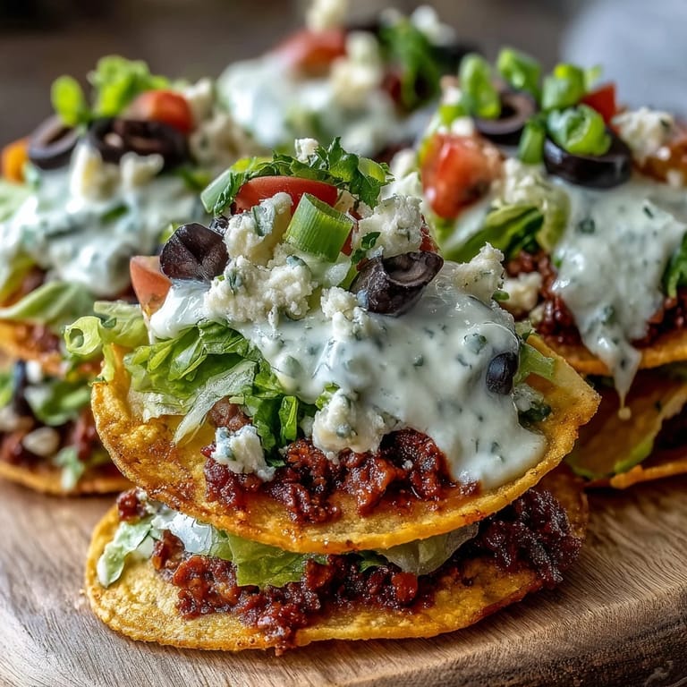 Festive Easy Taco Dip Cups featuring creamy taco-seasoned layers topped with fresh veggies and shredded cheddar for a party-ready appetizer.