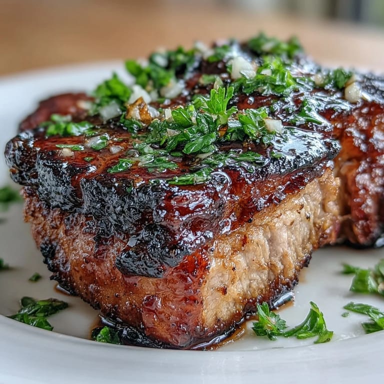 Succulent lamb rib chops served with zesty gremolata, combining fresh parsley, lemon zest, and garlic for a classic Italian main course.