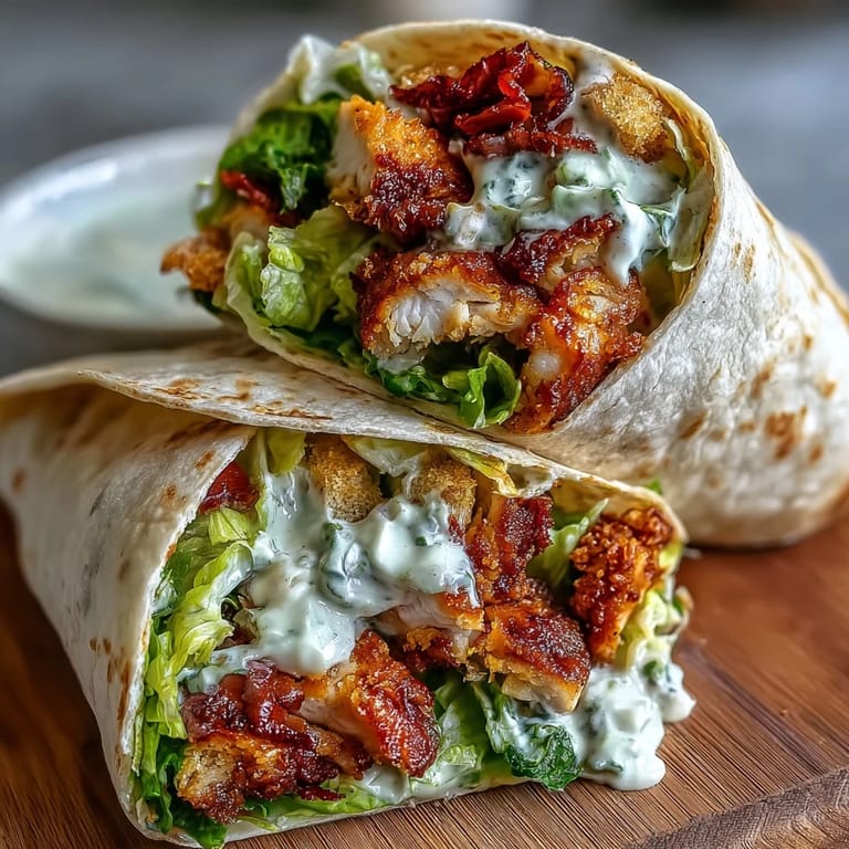Stacked chicken Caesar wraps with parmesan, perfect for an easy weeknight dinner idea.