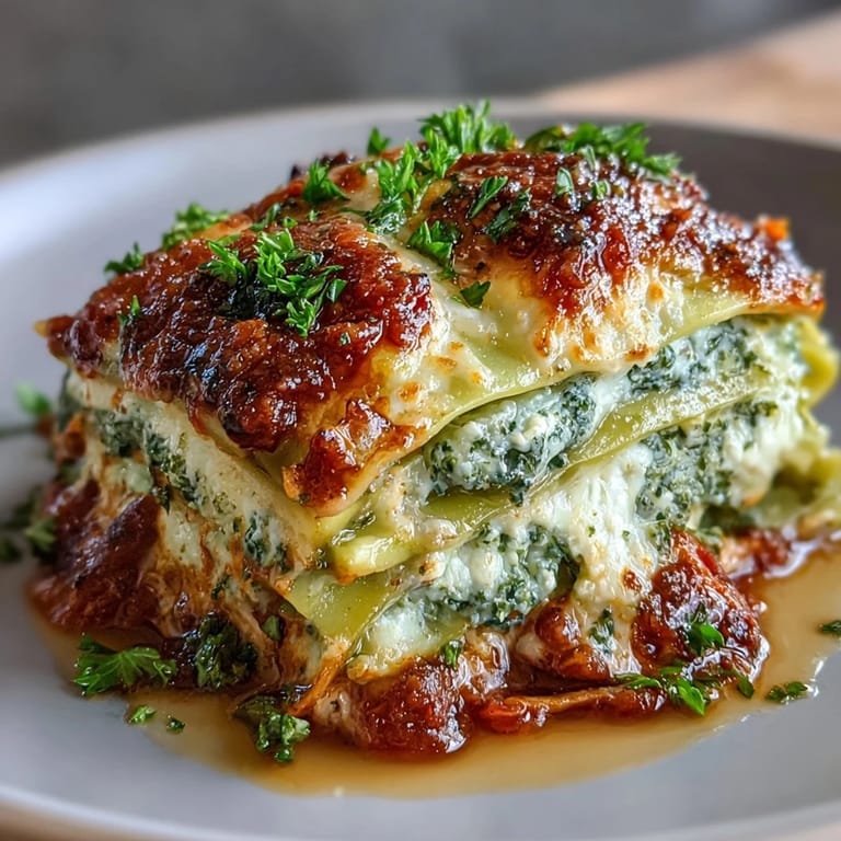 Comforting Cabbage Dumpling Lasagna, a uniquely satisfying fusion bake.
